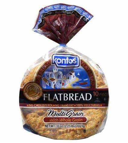 Kontos Multigrain Flatbread With Whole Wheat 36 oz