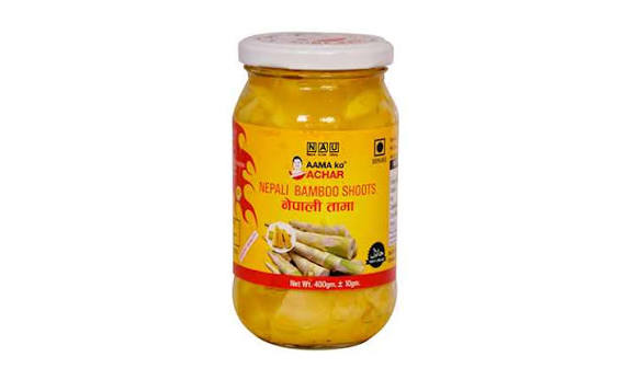 NAU Aama ko Achar Nepali Bamboo Shoots 350g+10g