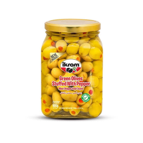 Ikram Green Olives : 900 g