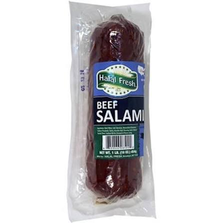 Halal Fresh Beef Salami : 1 lb