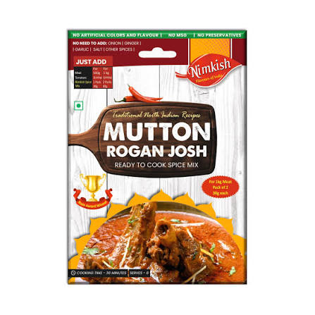 Nimkish Mutton Rogan Josh Ready To Cook Spice Mix 60 g