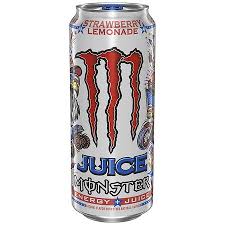 Monster Strawberry Lemon Juice 20 fl