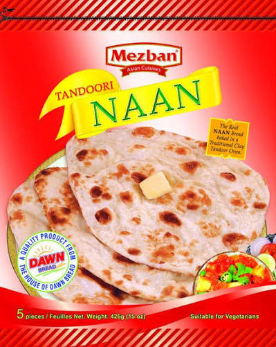 Mezban Tandoori Naan, 5pcs