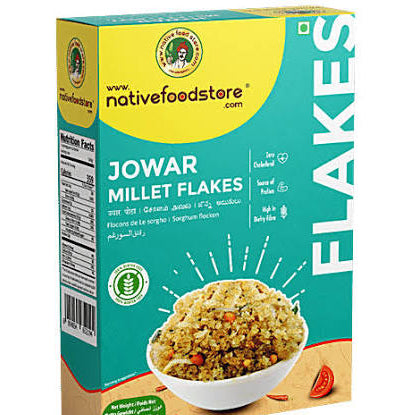 native food store Jowar Millet Flakes 50g
