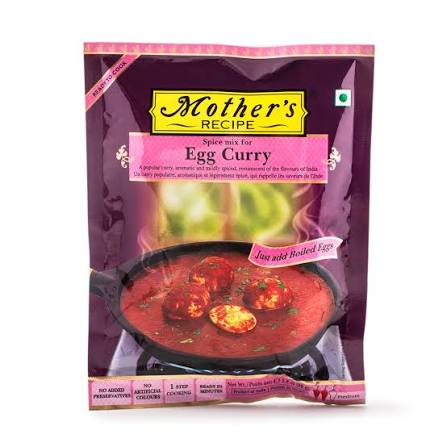 Mother's egg curry spice 2.8oz