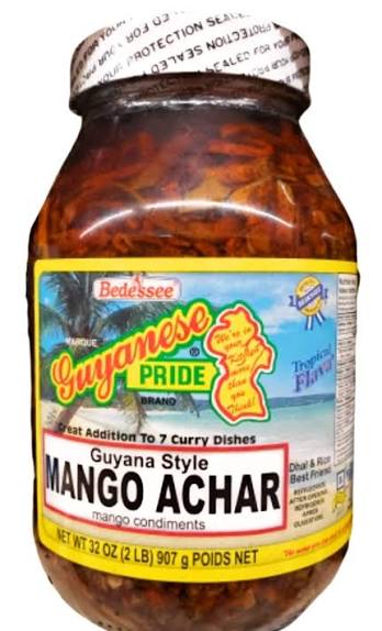 Guyana Best Mango Achar 32 oz