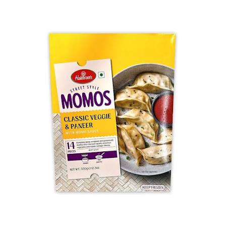 Haldirams Momos Classic Veggie & Paneer 350 g