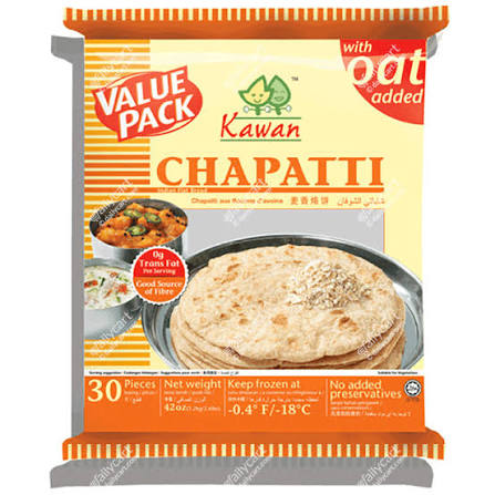 Kawan Oat Chapatti, 30pieces