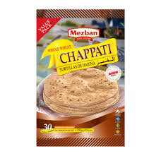 Mezban Whole Wheat Chappati 30 Ct