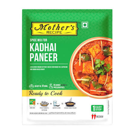 Mothers kadhai paneer 80g