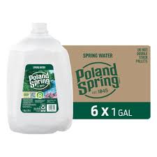 Poland Spring Water Gallon : 6pcs
