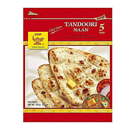Deep Tandoori Naan 13.2 oz (5 Pieces)