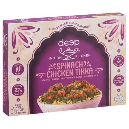 Deep Tandoor Chef Chicken Tandoori With Spinach 9 oz
