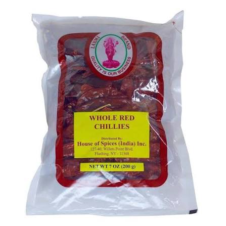 Laxmi Whole Red Chilli 14 oz