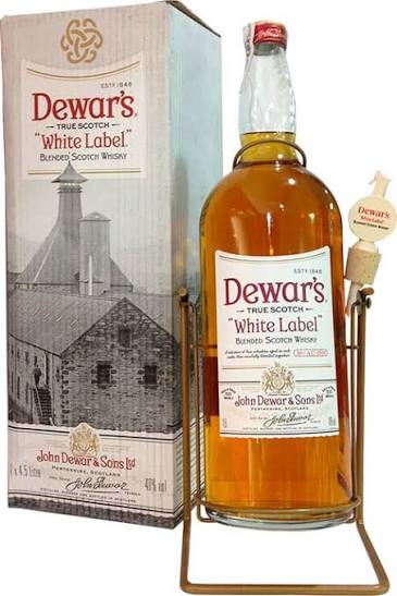 Dewar's White Label Blended Scotch Whisky 40% 450cl/4.5 L