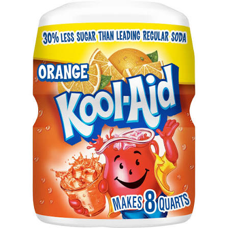 Kool-aid Orange Artificially Flavored Powdered Drink Mix 19 oz