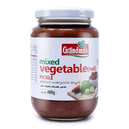 Grandmas Mixd Vegetable Pickle : 400 g