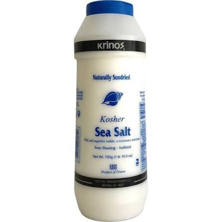 Krinos Kosher Sea Salt 750 g