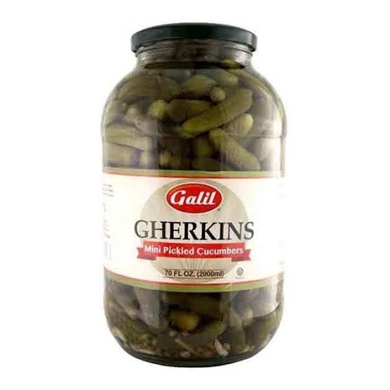 Galil Gherkins Mini Pickled Cucumbe, 2000ml