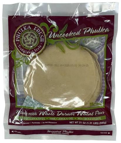 Phulka Fresh Uncooked Phulka 595 g