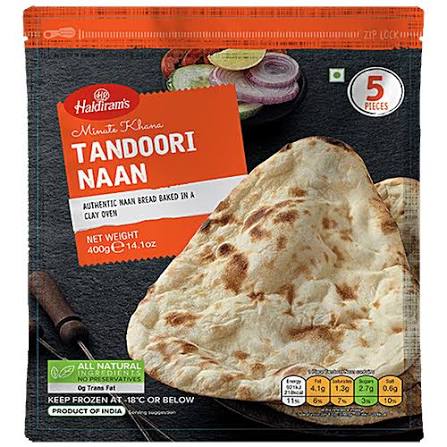 Haldirams Tandoori Naan, 400 g