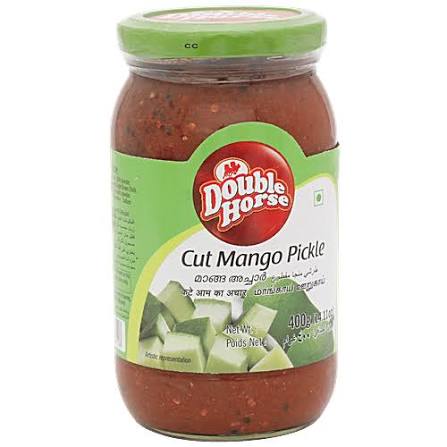 Double Horse Cut Mango Pickle, 400 g