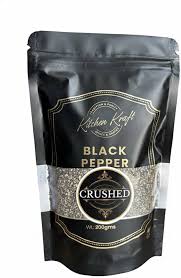 Kitchen Kraft Black Pepper Crushed 200 g
