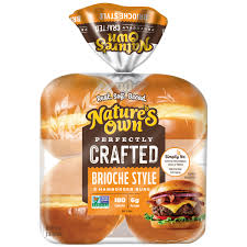Nature's Own Perfectly Crafted Brioche Style Hamburger Buns 18 oz