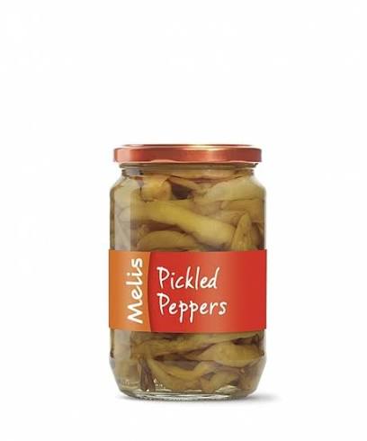 MELIS PICKLED HOT PEPPERS : 370 GM