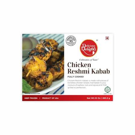 Delicious Delights Chicken Reshami Kabab 10 Oz