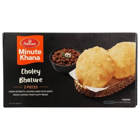 Haldirams choley bhature 2 pcs
