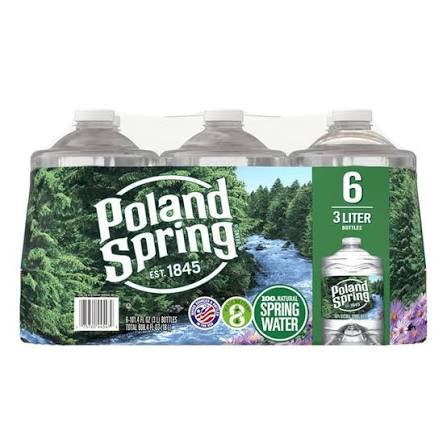 Poland Spring Water, 101.4-ounce Plastic Jugs (pack Of 6)