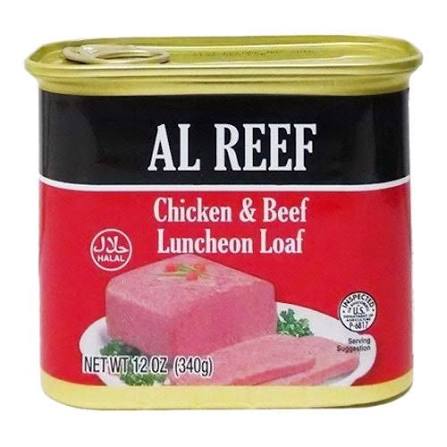 Al Reef Chicken & Beef Luncheon Loaf 340 g