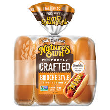 Nature's Own Perfectly Crafted Brioche Style Hot Dog Rolls 16 oz
