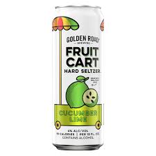 Golden Road Brewing Fruit Cart Cucumber Lime Hard Seltzer, 25 Fl. Oz. Can