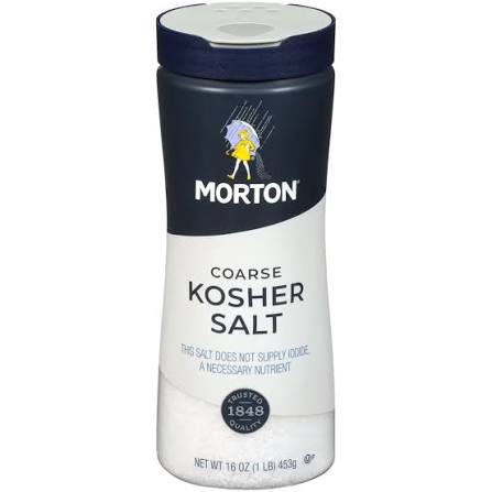 Morton Coarse Kosher Salt 16 oz