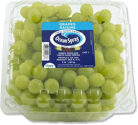 Ocean Spray Seedless Green Grapes 3 lb