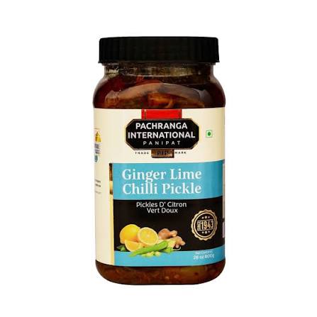 PACHRANGA FOODS LIME GINGR PICKLE : 28 OZ