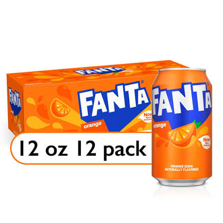 Fanta Orange Soda Fruit Flavored Soft Drink 12fl Oz (12-pack)