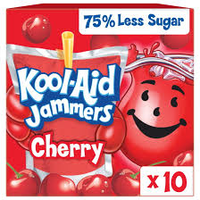 Kool-aid Jammers Cherry Flavored 0% Juice Drink 6 Fl Oz (10-pack)