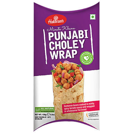 Haldiram‚ Punjabi Choley Wrap 5.5 oz