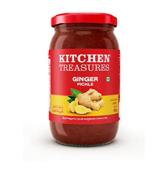 KITCHEN TREASURES GINGER PICKLE : 400 GM