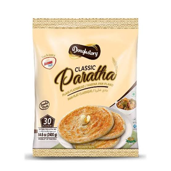 Doughstory Classic Parantha Plain 30 pcs