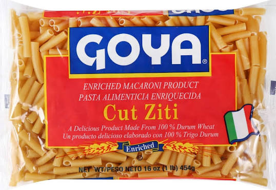 Goya Cut Ziti 16 oz