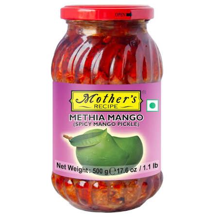 MOTHERS METHIA MANGO PICKLE : 500 G