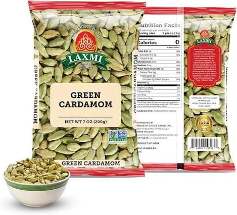 Laxmi Green Cardamom 7 oz