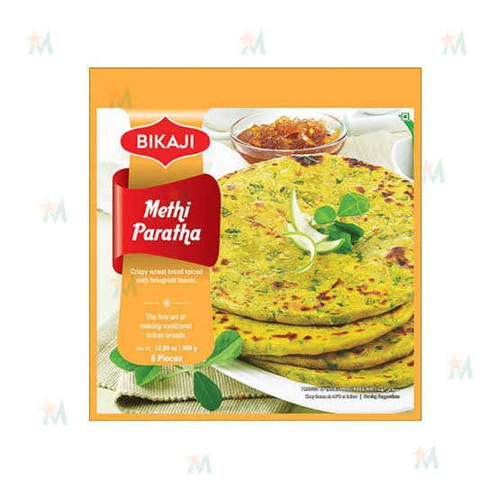 Bikaji Mix Veg Paratha, 4pcs