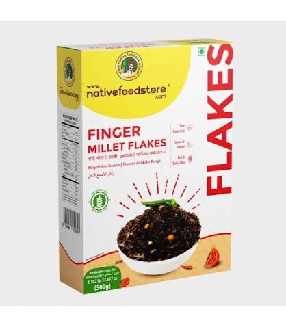 native food store finger millet flakes 500g