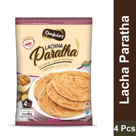 Doughstory Lachha paratha 4 pcs