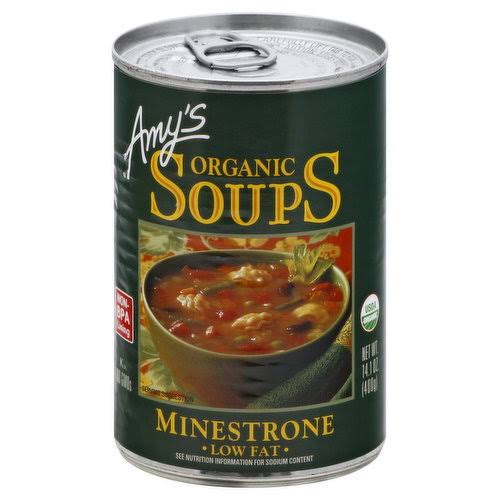 Amy's Organic Minestrone Low Fat Soup 14 oz